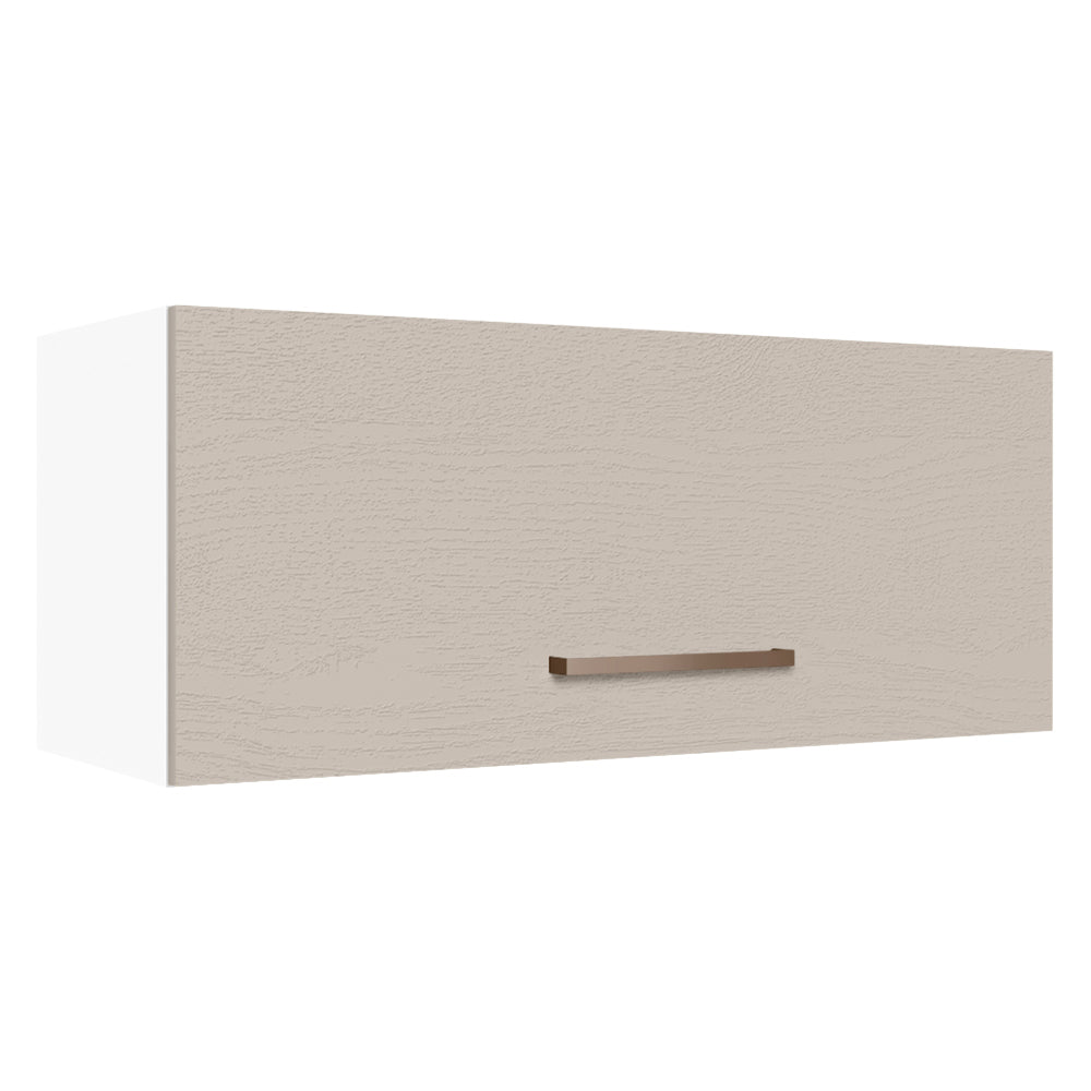Mueble de Cocina Superior Agata 80 cm 1 Puerta Abatible Blanco/Crema