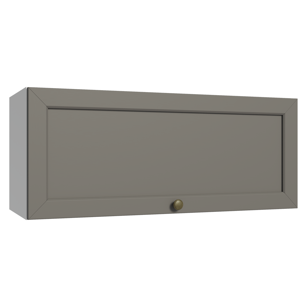 Mueble de Cocina Superior Vik 80 cm 1 Puerta Abatible Blanco/Gris