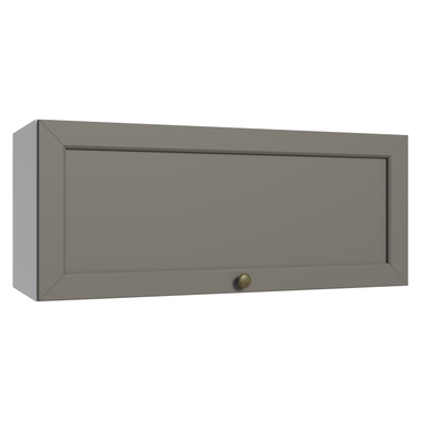 Mueble de Cocina Superior Vik 80 cm 1 Puerta Abatible Blanco/Gris