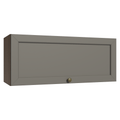 Mueble de Cocina Superior Vik 80 cm 1 Puerta Abatible Marrón/Gris