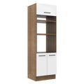 Mueble de Cocina para Hornos Agata 70 cm Marrón/Blanco