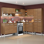 Cocina Integral de Esquina Emilly Ice 4.20 Metros