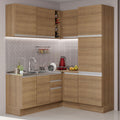 Cocina Integral de Esquina Glamy 3.30 m Marrón 01