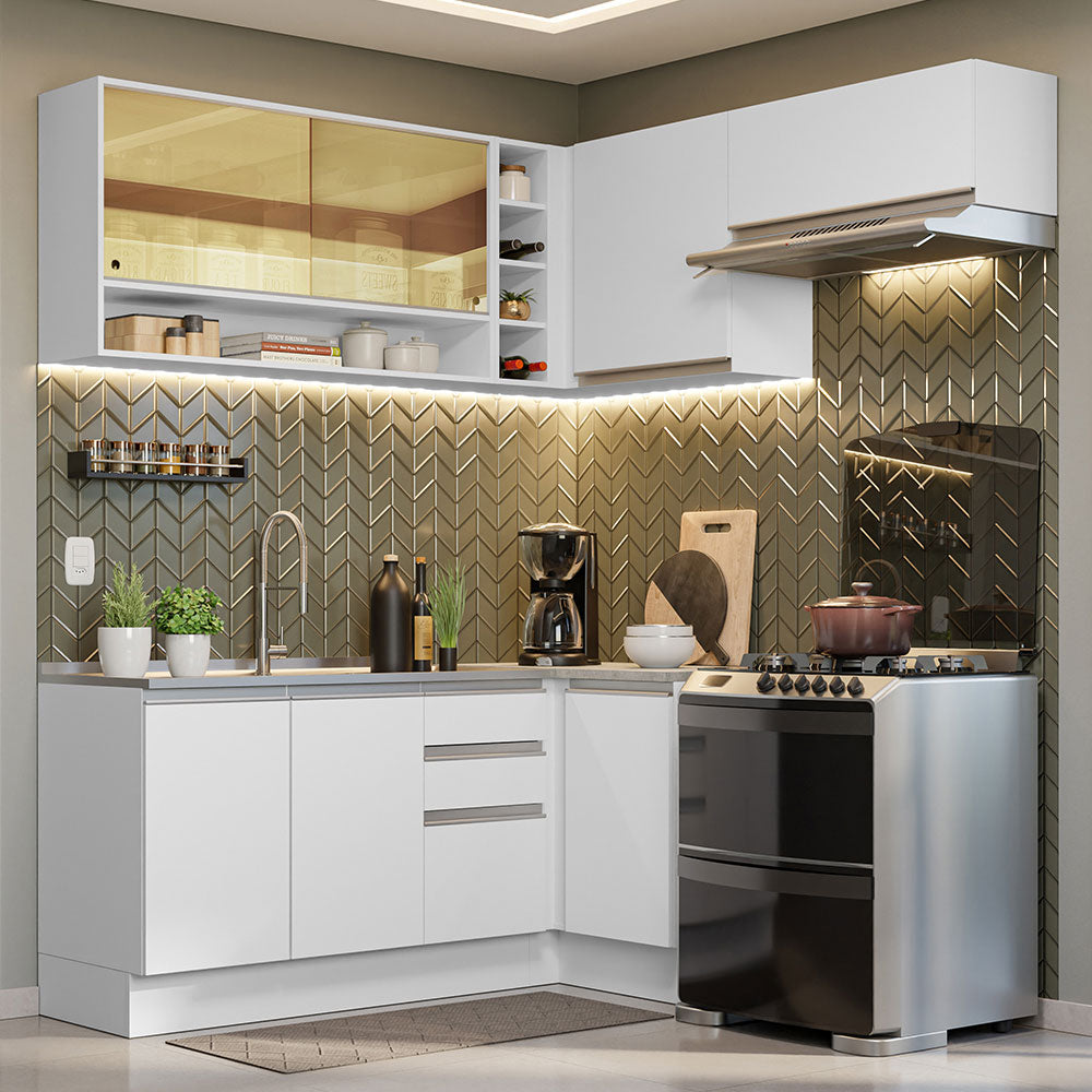 Cocina Integral de Esquina Glamy 3.50 m 06