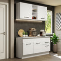 Cocina Integral Agata 1.50 m con Encimera Blanco 01