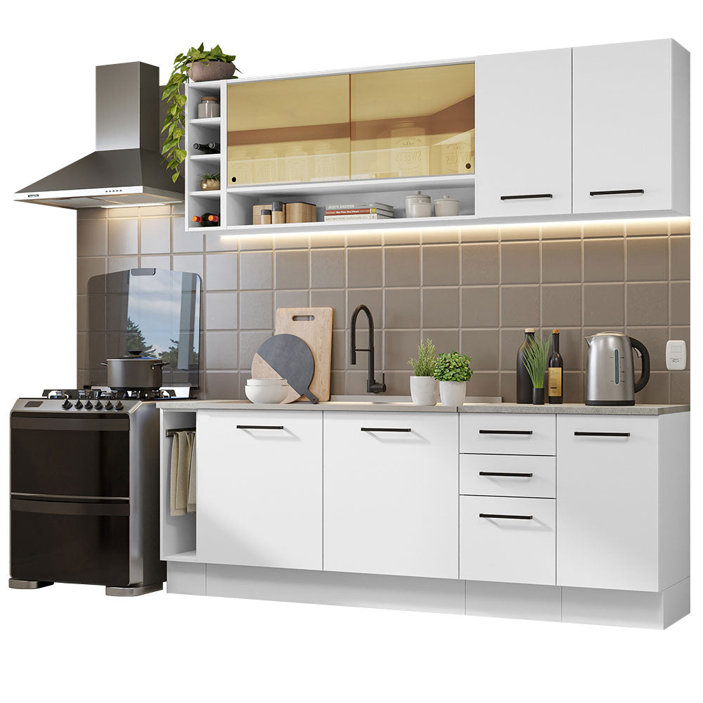 Cocina Integral Agata Thêmis 2.20 Metros Blanco
