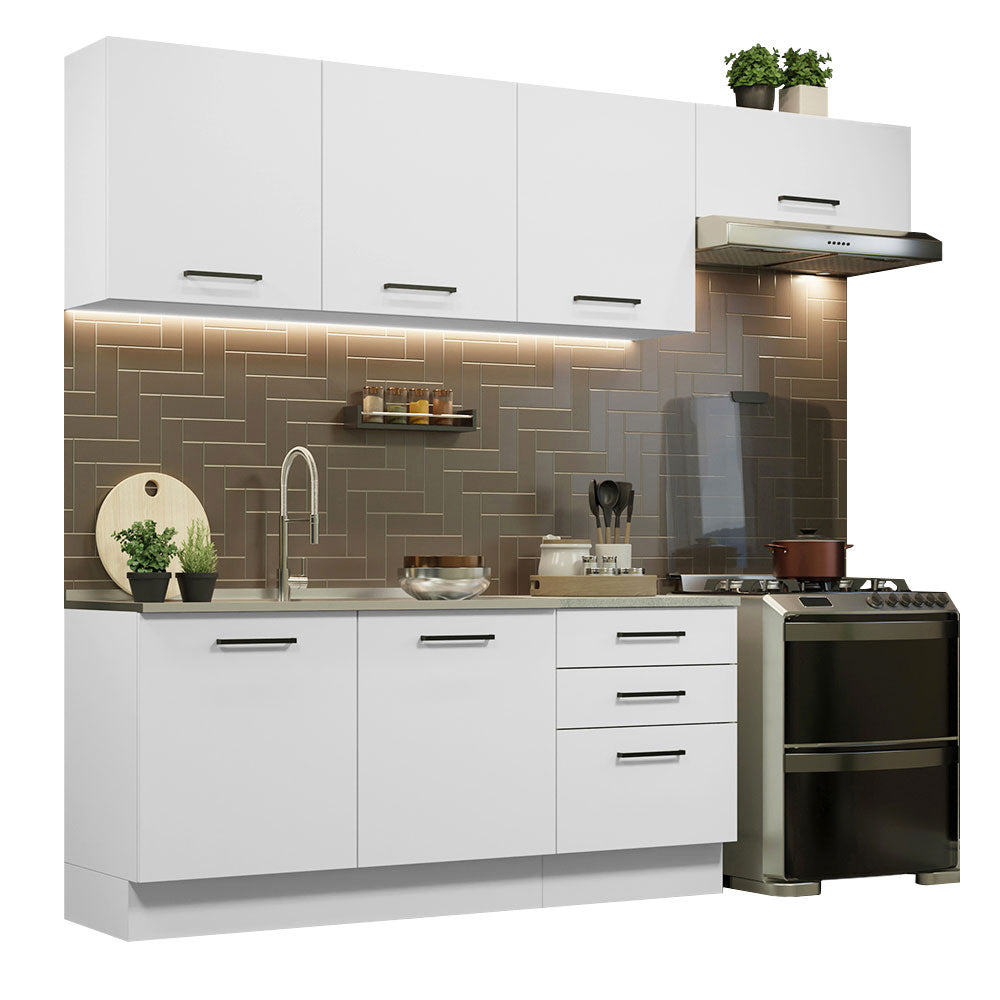 Cocina Integral Agata 2.60 m Blanco 02