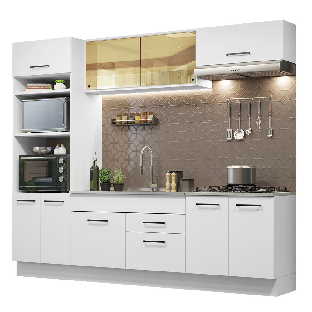 Cocina Integral Agata 2.70 Metros Blanco 03
