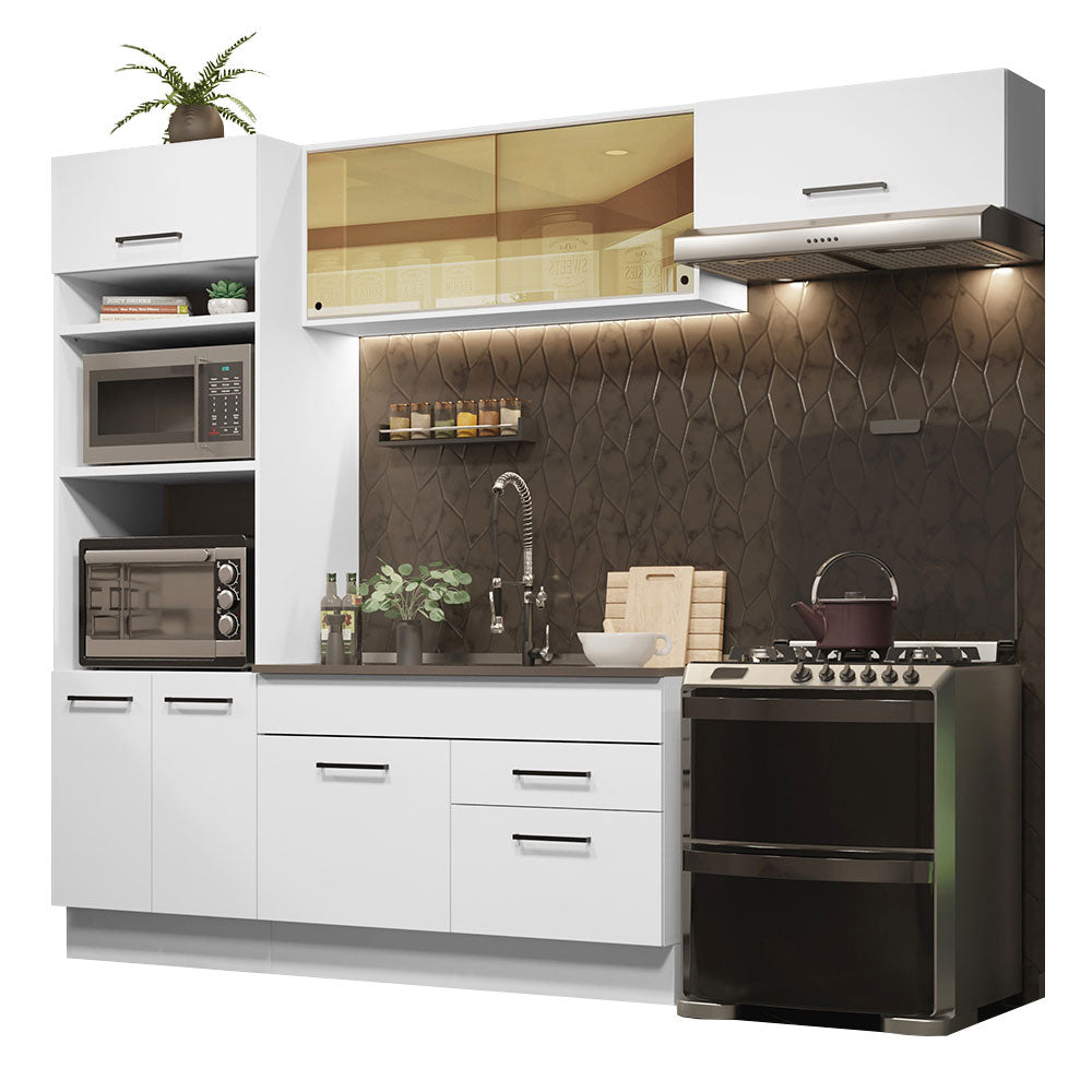 Cocina Integral Agata 2.70 Metros Blanco 04