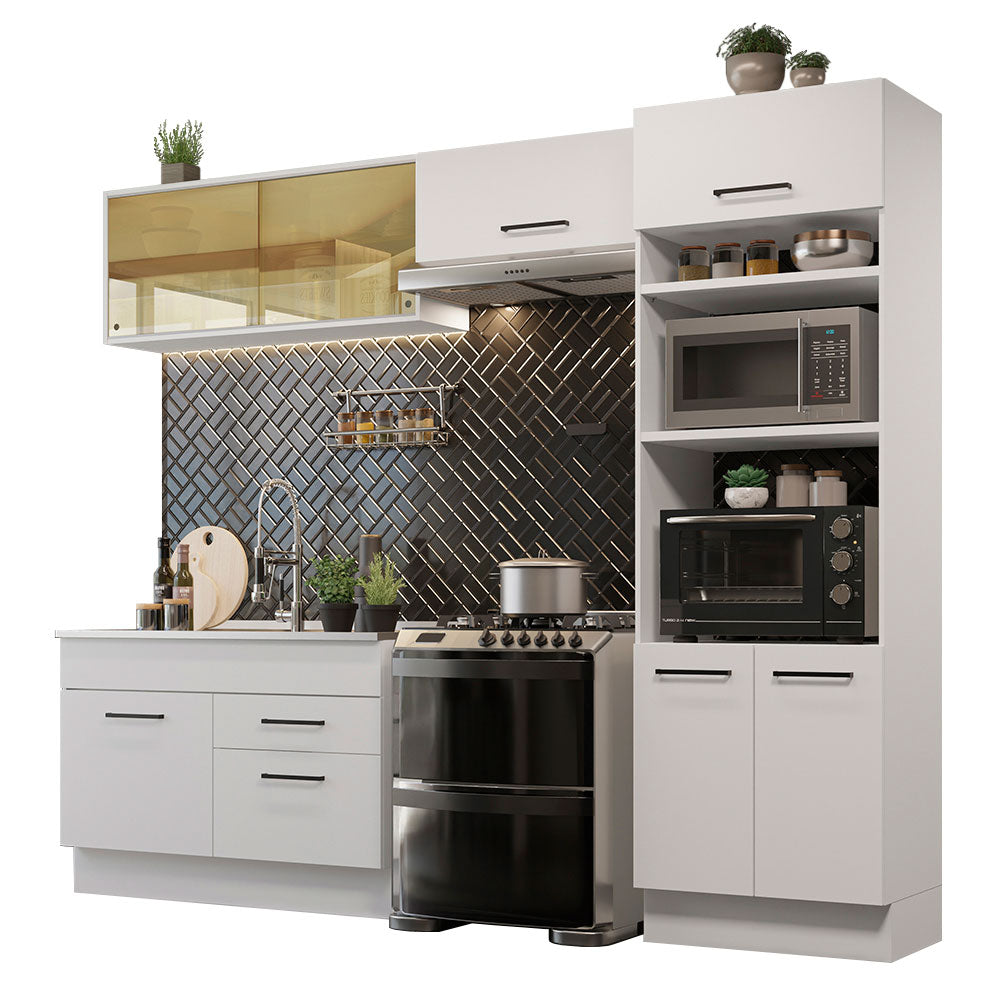 Cocina Integral Agata 2.70 Metros Blanco 05