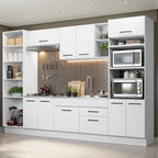 Cocina Integral Agata 3.30 Metros Blanco 02