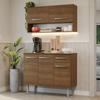 Cocina Integral Compacta Emilly 1.05 m Marrón 03