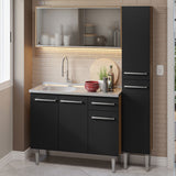 Cocina Integral Emilly 1.40 m con Mesón de Acero 07