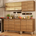 Cocina Integral Emilly Drive 1.70 Metros Marrón 04