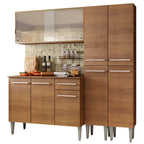 Cocina Integral Emilly Fly 1.70 Metros Marrón 05