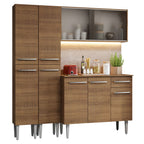 Cocina Integral Emilly 1.70 Metros Marrón 10