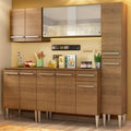 Cocina Integral Emilly Fast 2.00 Metros Marrón