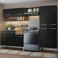 Cocina Integral Emilly Pop 2.30 Metros con Mesón de MDP