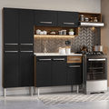Cocina Integral Emilly 2.30 m con Mesón de Acero 12