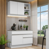 Cocina Integral Glamy 1.20 m con Encimera 08