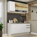 Cocina Integral Glamy 1.60 Metros Blanco 02
