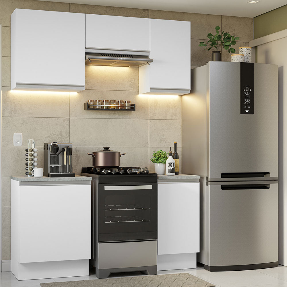 Cocina Integral Glamy 1.60 Metros Blanco 07