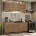 Cocina Integral Glamy 1.80 Metros Marrón 05