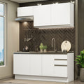 Cocina Integral Glamy 1.80 Metros Blanco 07