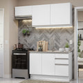 Cocina Integral Glamy 1.80 Metros Blanco 09