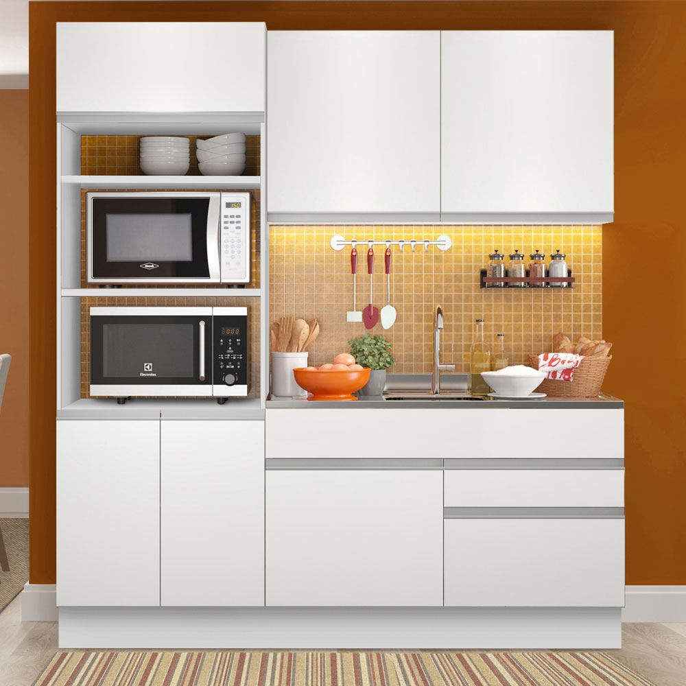 Cocina Integral Lívia 1.90 Metros Blanco