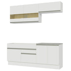Cocina Integral Glamy 2.00 Metros Blanco 07