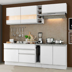 Cocina Integral Parma 2.20 Metros Blanco 02