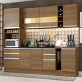 Cocina Integral Lazio 2.40 Metros Marrón