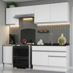 Cocina Integral Glamy 2.40 Metros Blanco 07