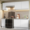 Cocina Integral Glamy 2.40 Metros Blanco 10