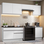 Cocina Integral Glamy 2.60 Metros Blanco 04