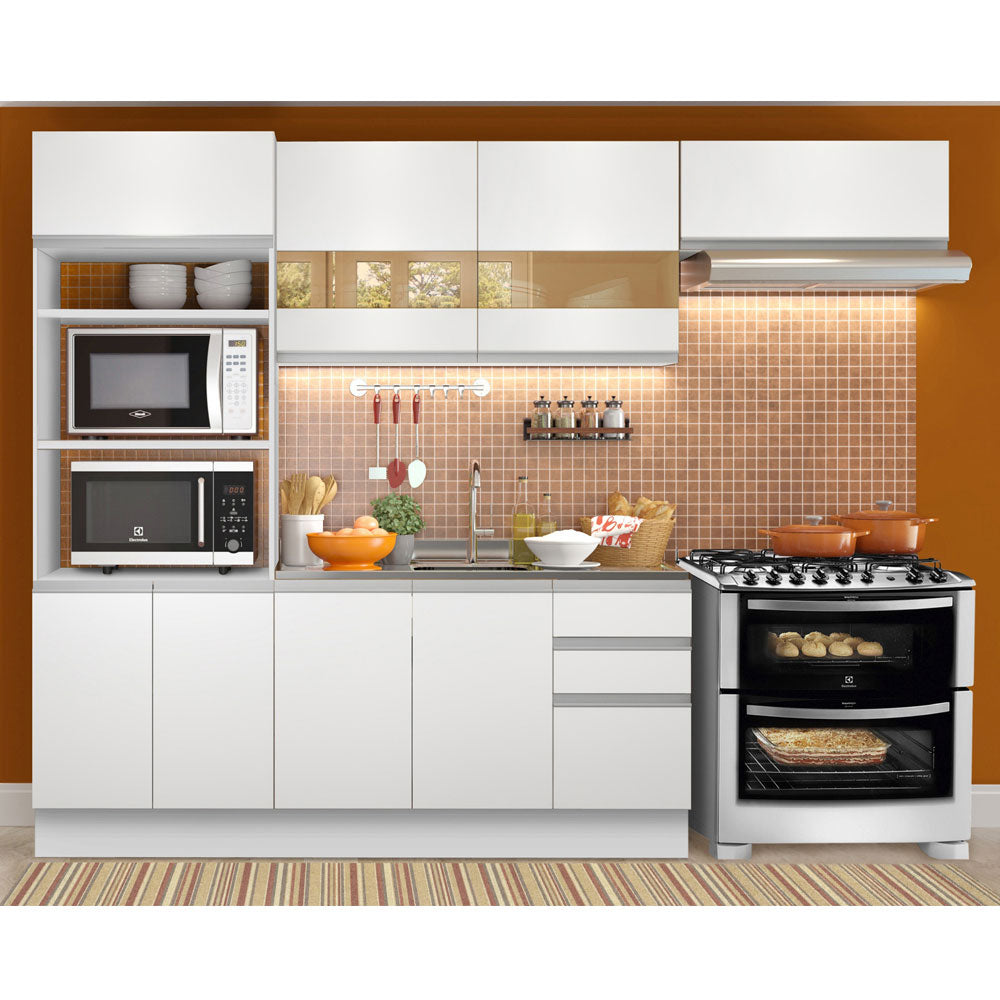 Cocina Integral Marselha 2.70 Metros Blanco