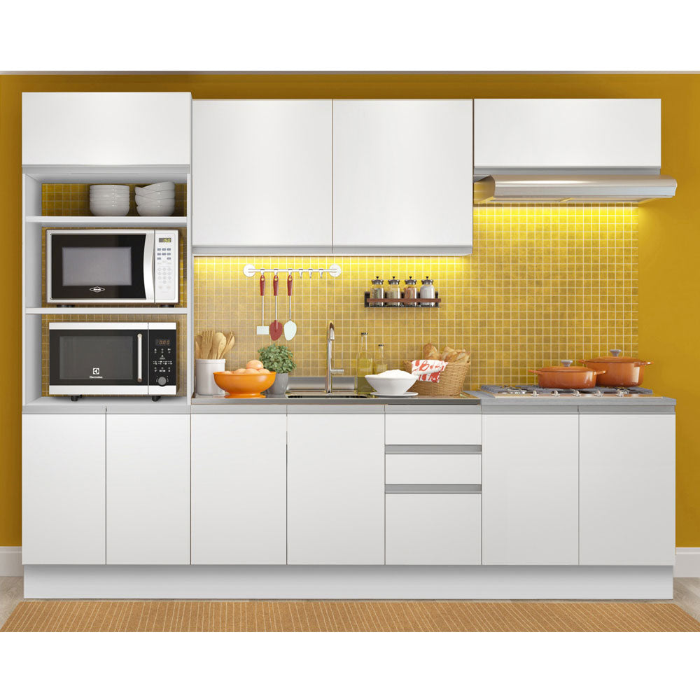 Cocina Integral Viena 2.70 Metros Blanco
