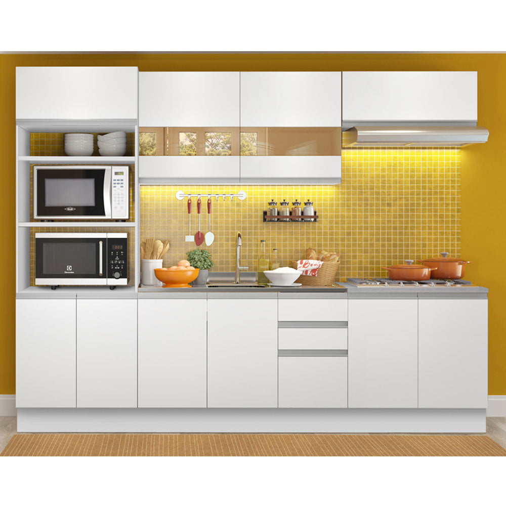 Cocina Integral Atenas 2.70 Metros Blanco
