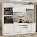Cocina Integral Glamy 2.70 Metros Blanco 13