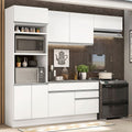 Cocina Integral Glamy 2.70 m con Encimera Blanco 14