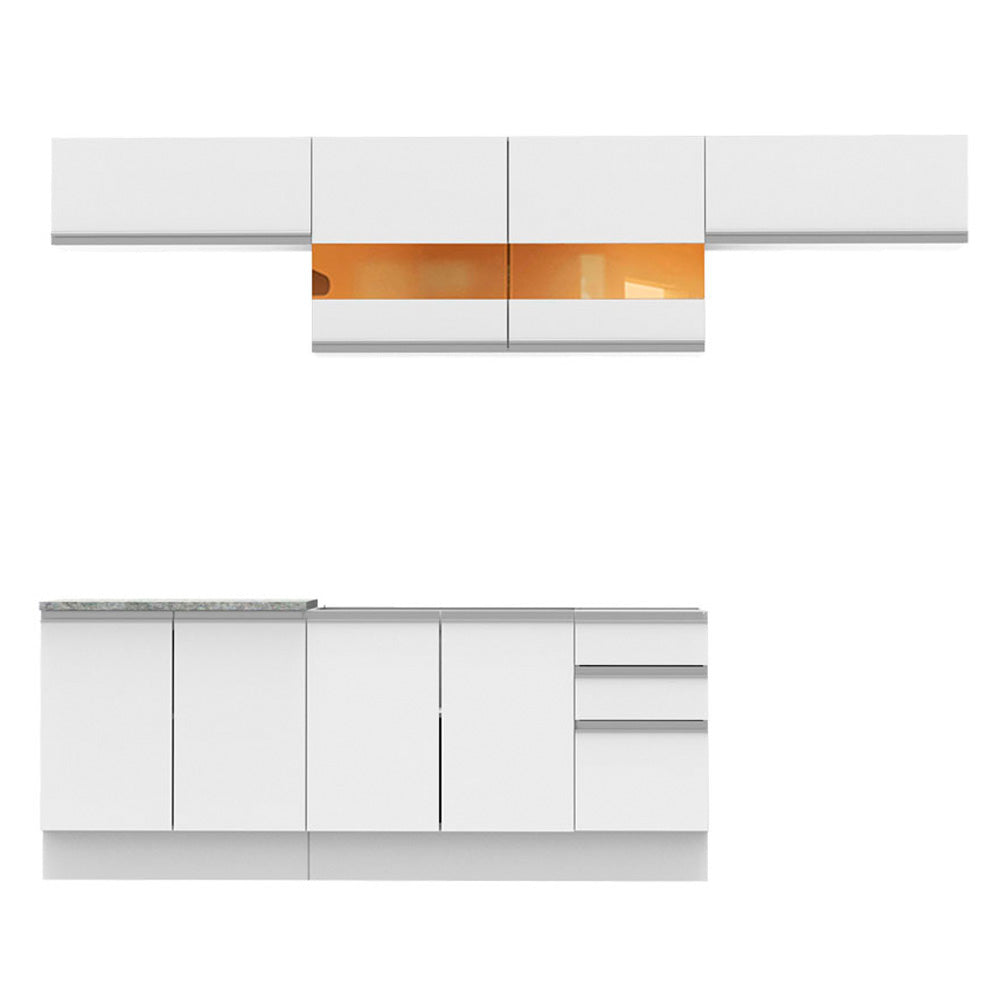 Cocina Integral Mariana 2.80 Metros Blanco