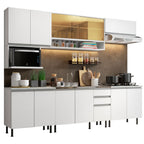 Cocina Integral Genova 2.80 Metros SR Blanco
