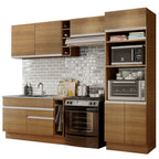 Cocina Integral Cristal 2.90 Metros Marrón 10