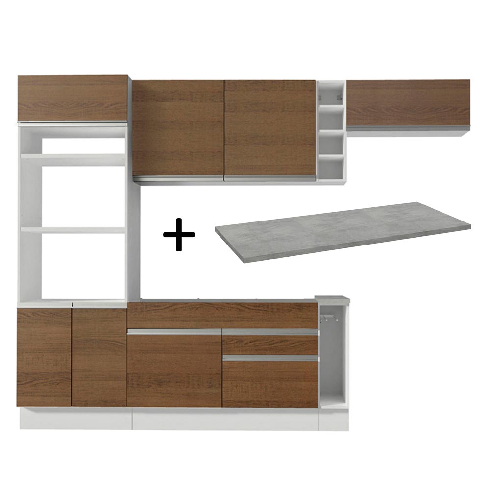 Cocina Integral Safira 2.90 m con Encimera 14