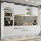 Cocina Integral Glamy 3.10 Metros Blanco 02