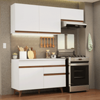 Cocina Integral Reims 1.90 m con Encimera Blanco 04