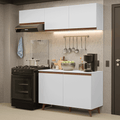 Cocina Integral Reims 1.90 m con Encimera Blanco 08