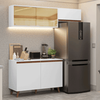 Cocina Integral Reims 1.90 m con Encimera Blanco 09