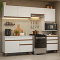 Cocina Integral Reims 2.50 m con Encimera Blanco 07